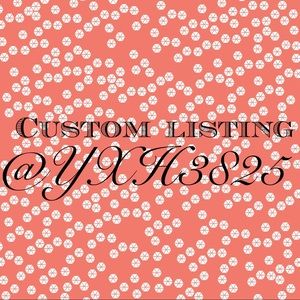 Custom Listing @YXH3825